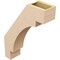 Ekena Millwork 5-inch W x 18-inch D x 24-inch H Merced Rough Cedar Woodgrain TimberThane Knee Brace, Primed BRCUR05X18X24MRCRCPR - alternate 3